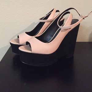Baby Pink Wedges