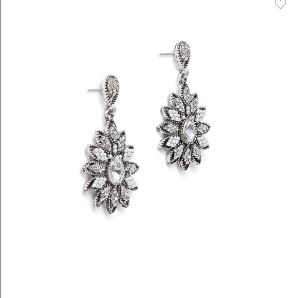 Pearl Floral Earrings