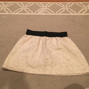 Metallic delias skirt