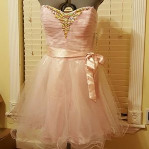 Light Pink Steppin' Out Prom Dress