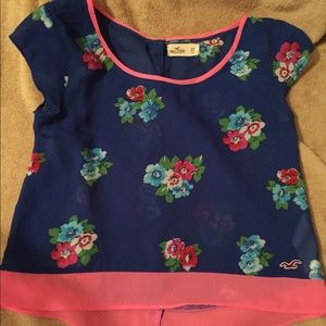 Hollister flower shirt