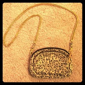 Rebecca Minkoff Leopard Gold Chain bag
