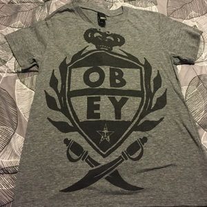 Men's Obey V-neck t-shirt