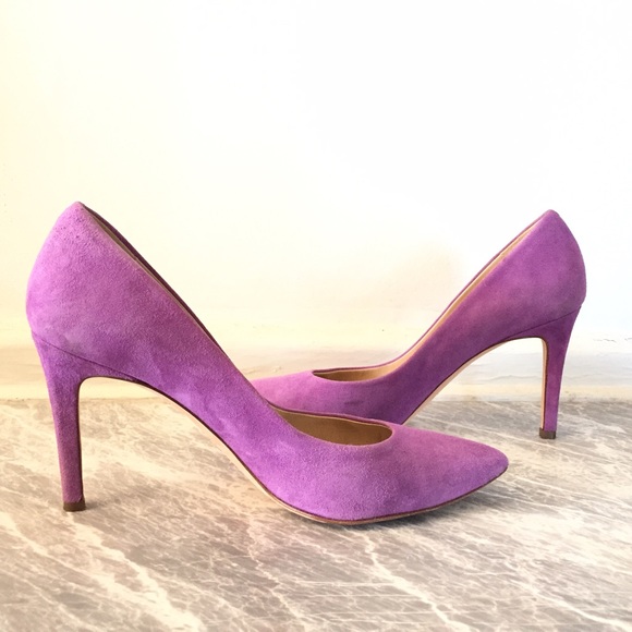 JCrew Everly Suede Pumps in Fresh Plum (Sz 8.5) - Picture 2 of 3