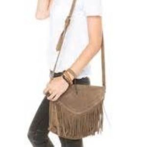 Brandy Melville Brown Fringe Purse