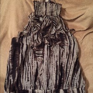 Charlotte Russe sleeveless dressy shirt