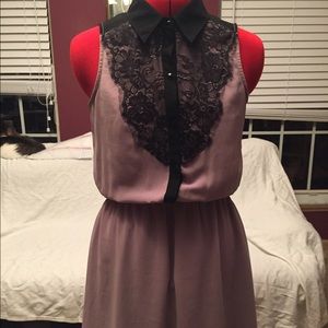 Light purple, collar dress