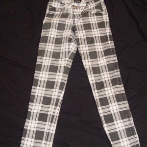 Early 2000's TRIPP NYC BLACK & WHITE PLAID PANTS