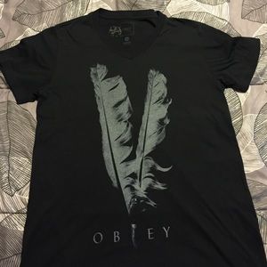 Men's Obey V-neck t-shirt