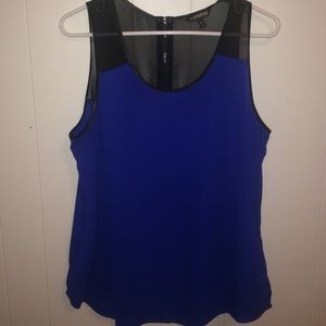 Gorgeous Express royal blue sleeveless top