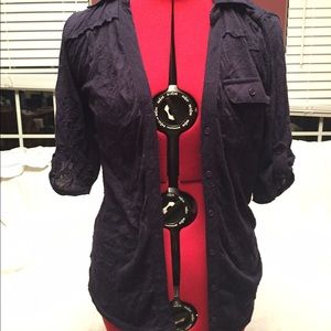 Dark Purple Cardigan