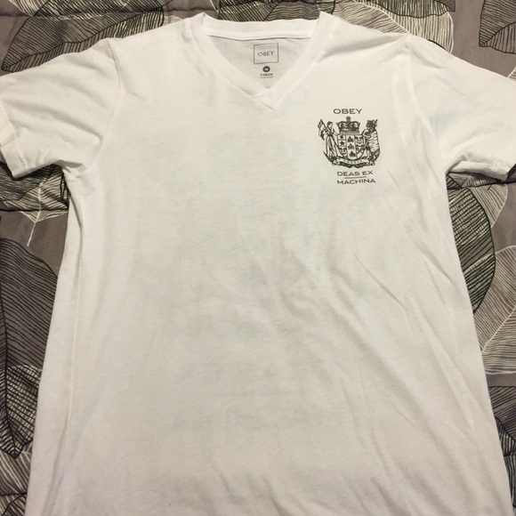 Men's Obey V-neck t-shirt