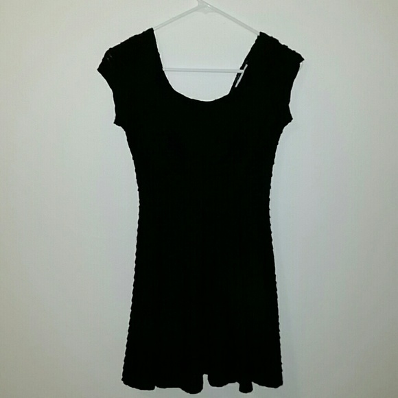 Textured skater dress