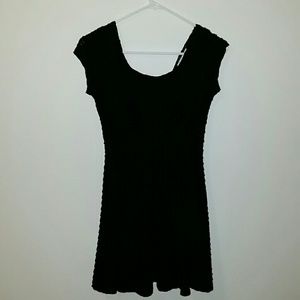 Textured skater dress