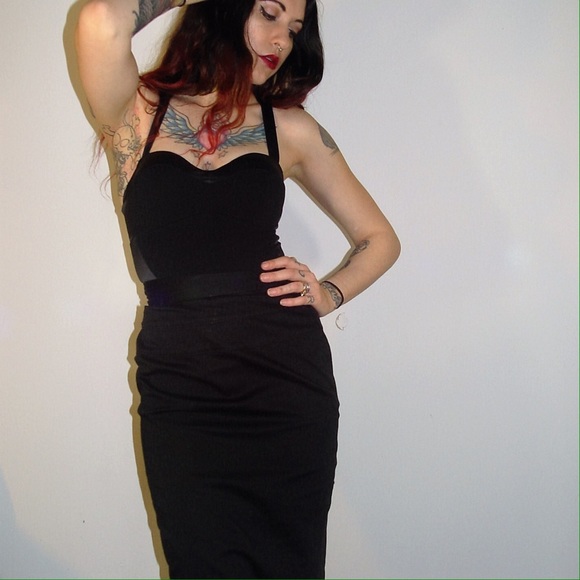 BLACK HIGH WAIST CORSET BACK SHAPE WEAR SKIRT - Picture 4 of 4