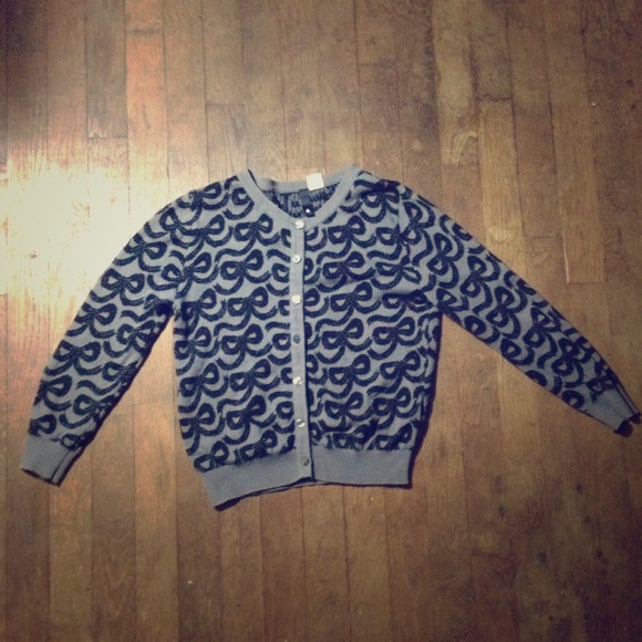 Pussybow Print 3/4 Sleeve Cardigan H&M