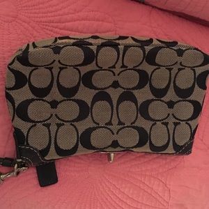 Coach Wristlet - Navy (Like New)