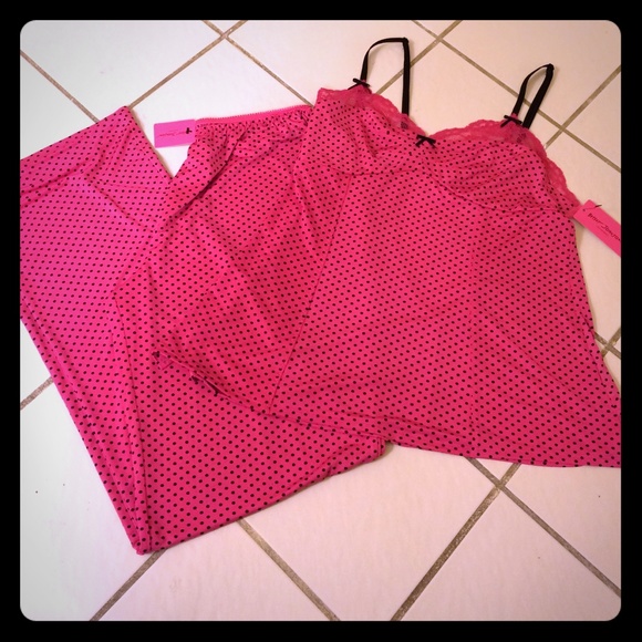 Betsey Johnson Other - Betsey Johnson Polka Dot Pajama Set