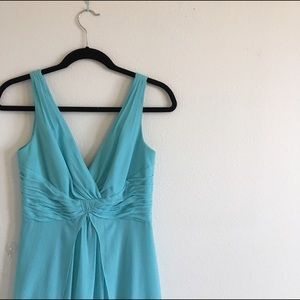 David’s Bridal Blue Dress