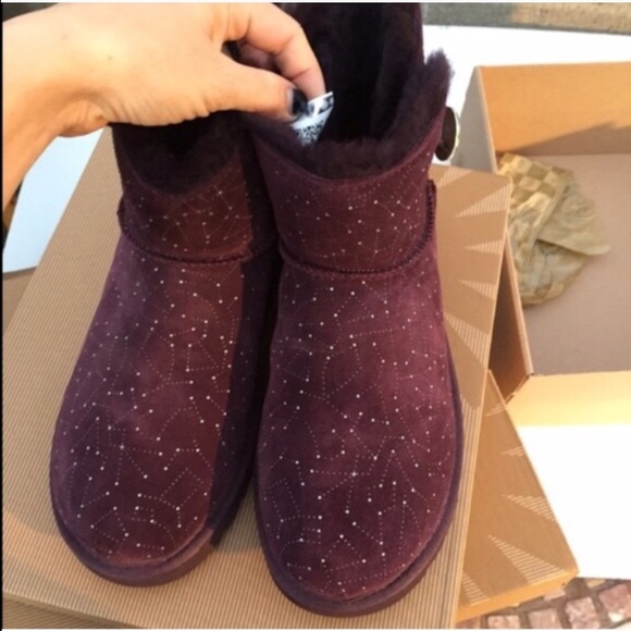 UGG constellation mini Bailey button boots Sz 7 - Picture 4 of 4