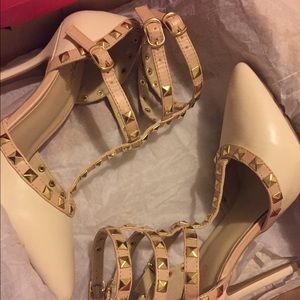 Gorgeous Champagne Colored Heels