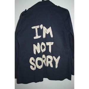 Forever21 "I'm not sorry" jacket