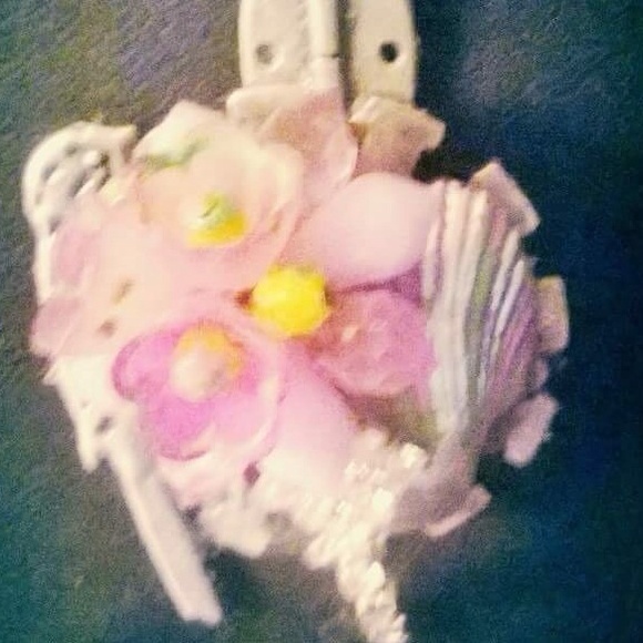 Upcycled Vintage theme Necklace - Picture 2 of 4