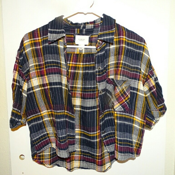 Forever 21 Cropped Flannel