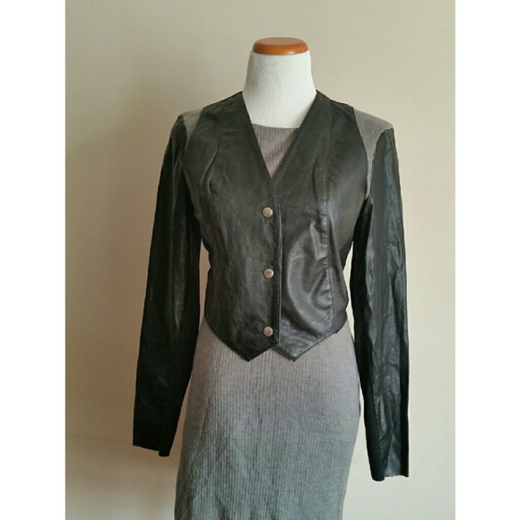 Wilsons Leather Black Vest