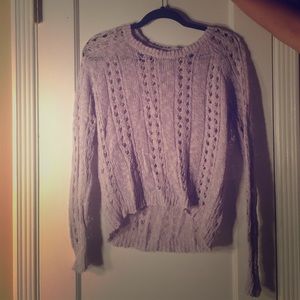 Pastel Lavender Knitwear.