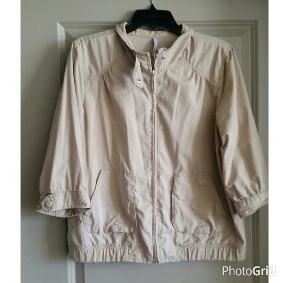 Tan Crop Jacket