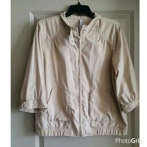 Tan Crop Jacket