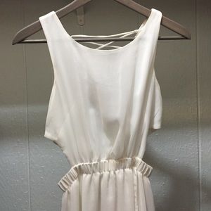 White Hi-Low Dress