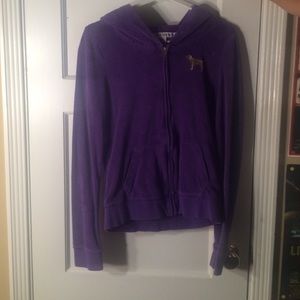 Purple Sweatshirt w/ Gold Writing