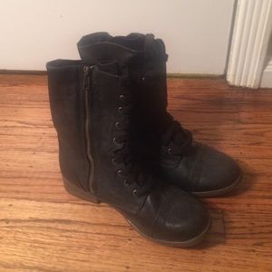 Black Combat Boots
