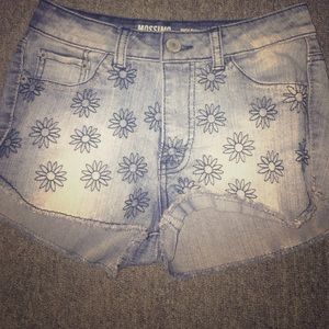 Flower Hippie high waisted shorts