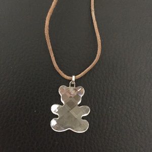 Swarovski bear necklace