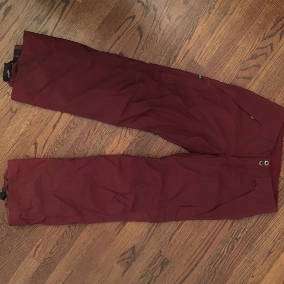 Crimson Patagonia Ski Pants