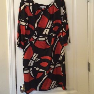 Beautiful multi colored print dress