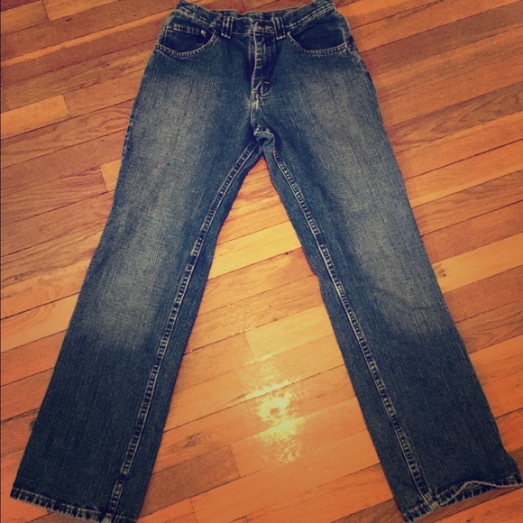 Wide leg jeans