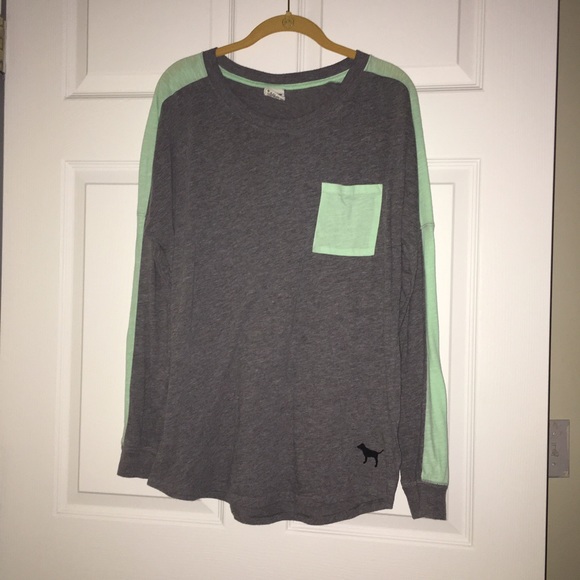 Grey PINK long sleeve