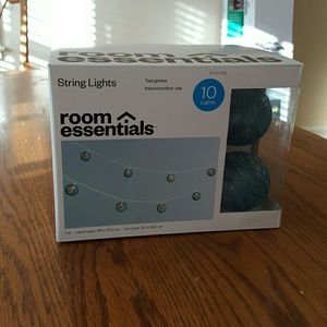 Teal String Lights!