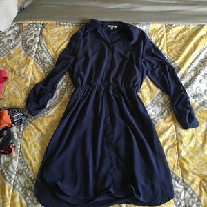 Navy Blue Charlotte Russe Dress Large