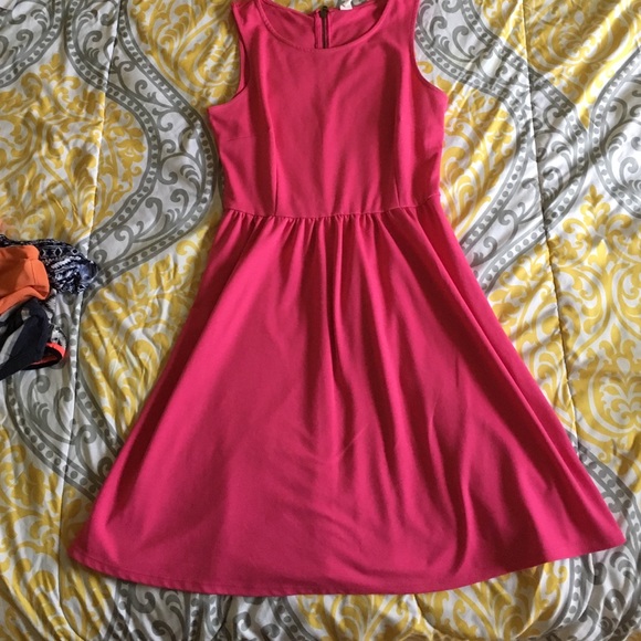 Hot pink Dress