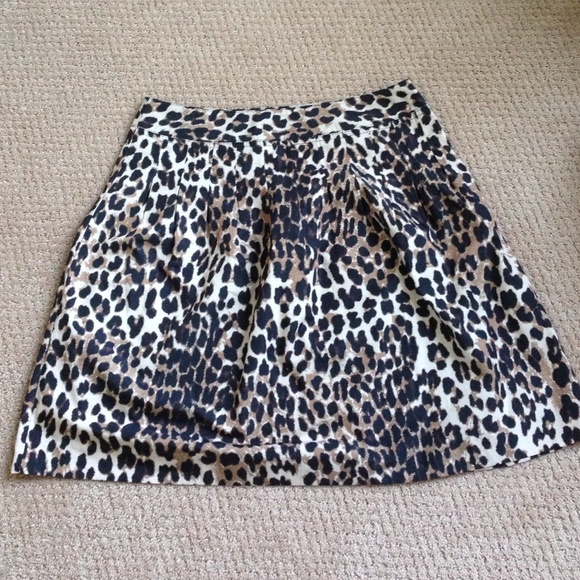 New York and Company animal print skirt.
