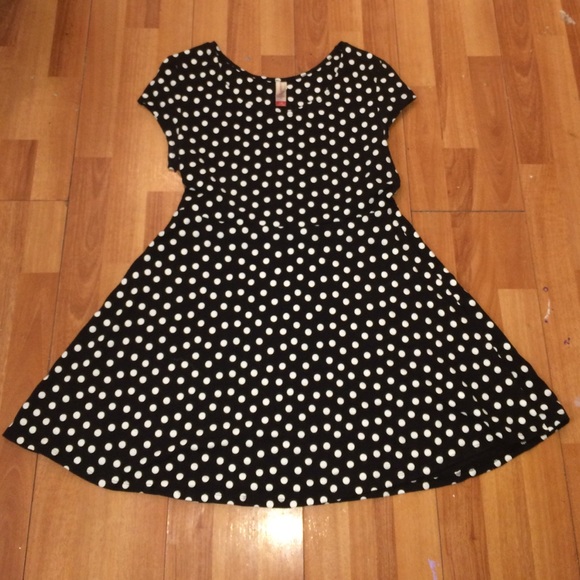Polka dot skater dress