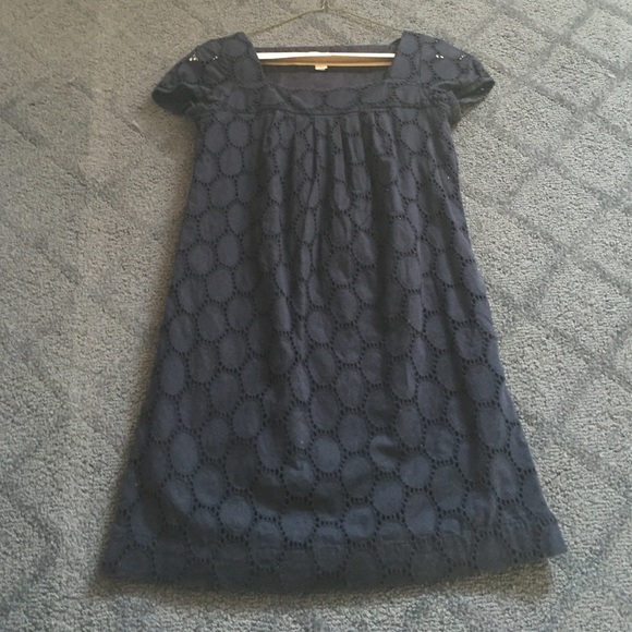 Ann Taylor loft petite eyelet dress