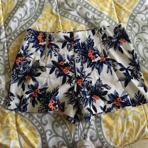 Floral Print Shorts