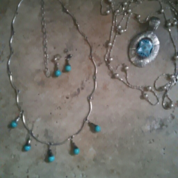 **bundle for athenacancer***  sterling silver turq