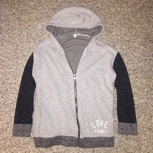 NOW ON SALE! Victoria Secret zip-up hoodie